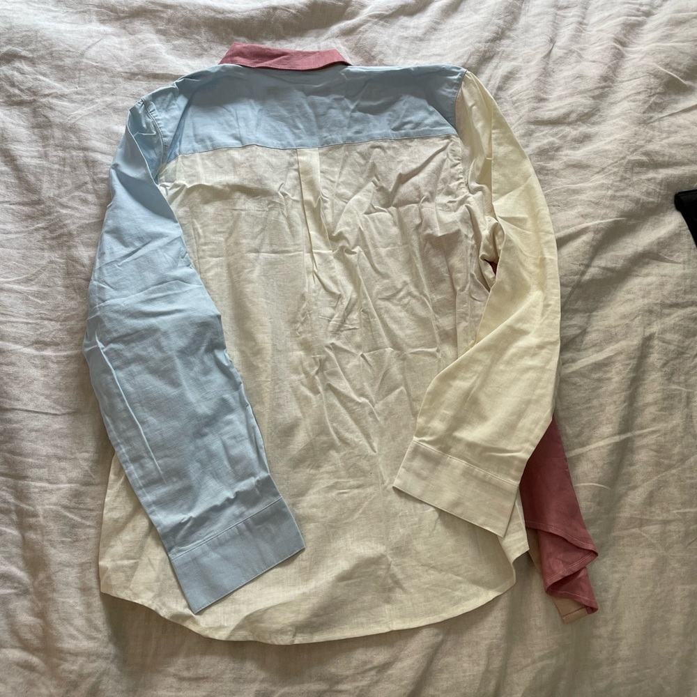 The Good Alma Color Block Button Down - image 5